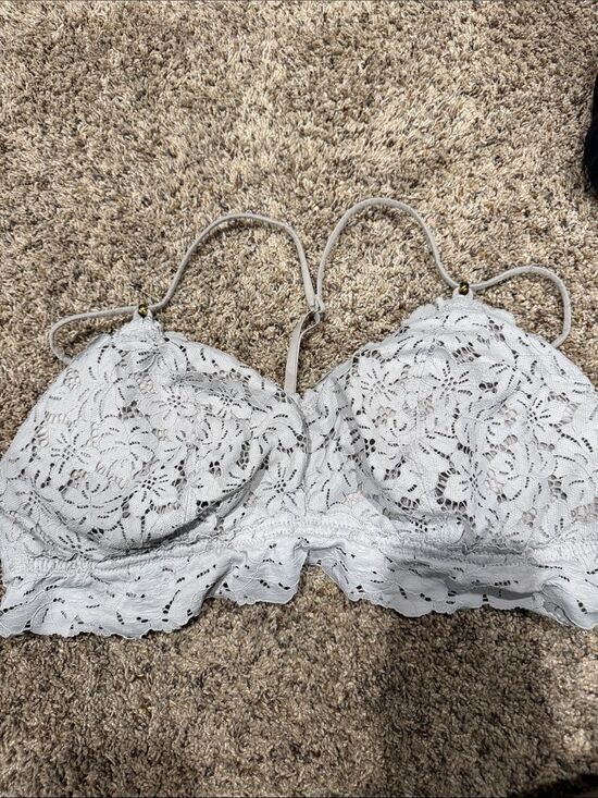 aerie Other - aerie Floral Lace Longline Bralette